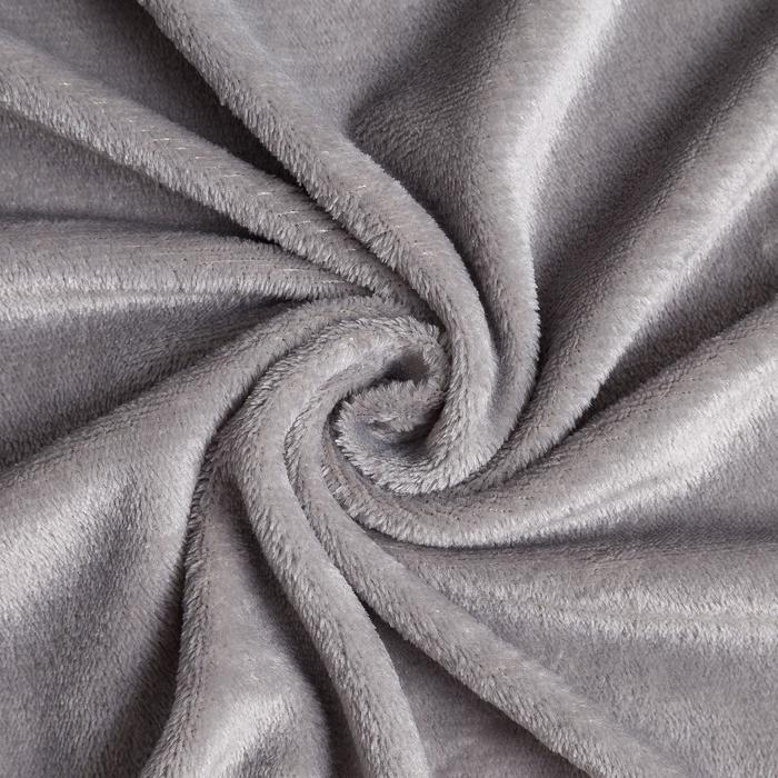 Плед с рукавами, цвет серый, 150х200 см, рукав &mdash; 27х52 см, аэрософт