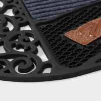 Коврик придверный узорный Доляна Welcome, 45&times;75 см, цвет МИКС