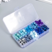 Набор сургуча "Оттенки синего" перламутр 10 цветов 12,7х6,5х2 см Набор сургуча "Оттенки синего" перламутр 10 цветов 12,7х6,5х2 см