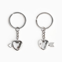 Брелок для ключей парный, &laquo;Дружба навеки&raquo;, металл, 9 х 14 см