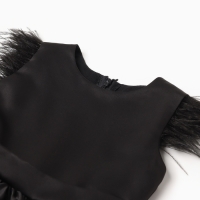 Платье нарядное детское KAFTAN, р.30 (98-104 см), черный