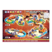 Железная дорога &laquo;Истории динозавров&raquo;, работает от батареек