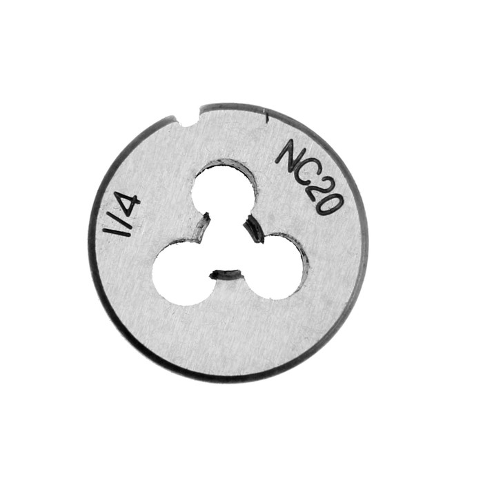 Плашка дюймовая ТУНДРА, 1/4 Плашка дюймовая ТУНДРА, 1/4"