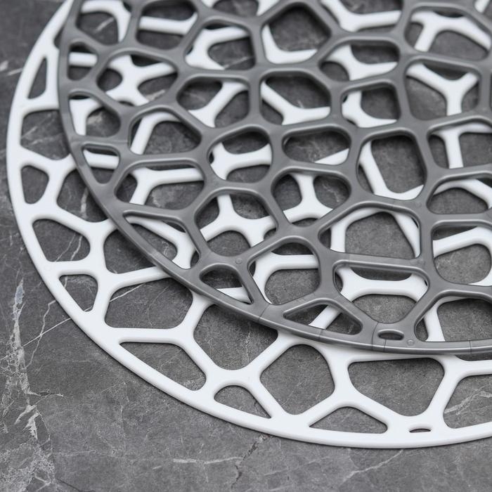 Решетка в раковину &laquo;Круглая&raquo;, d=30 см, цвет МИКС