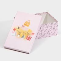 Набор подарочных коробок 6 в 1 «Happy New year», 20 х 12.5 х 7.5 ‒ 32.5 х 20 х 12.5 см, Новый год Набор подарочных коробок 6 в 1 «Happy New year», 20 х 12.5 х 7.5 ‒ 32.5 х 20 х 12.5 см, Новый год