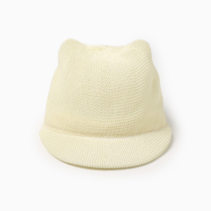 Кепи детская, цвет молочный, размер 48-50 Кепи детская, цвет молочный, размер 48-50