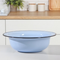 Таз эмалированный, 9,5 л, 42&times;12 см, индукция, микс