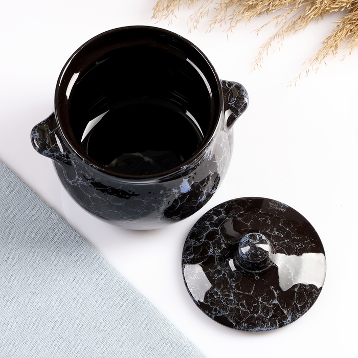 Горшок керамический для запекания Горшок керамический для запекания "Пиканто" 0,65л / 12,5х11,5см, вуаль