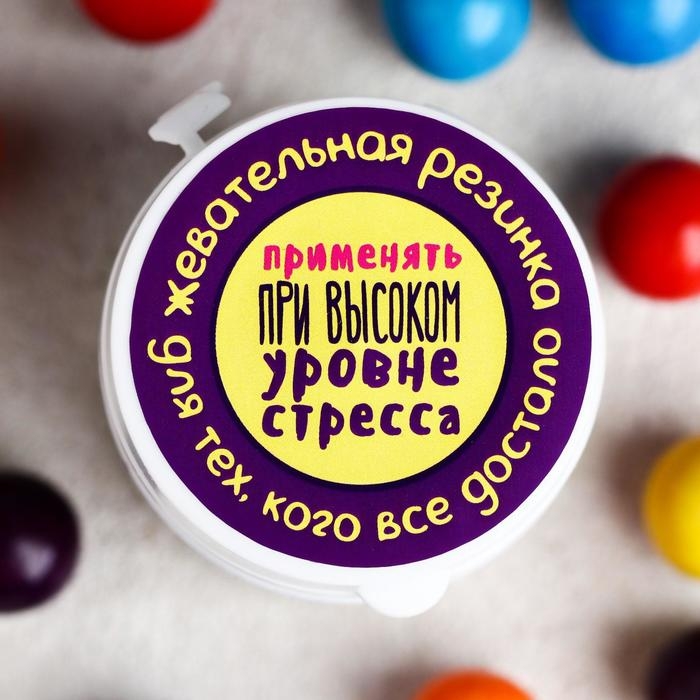 Жевательная резинка &laquo;Пофигин&raquo;: со вкусом тутти-фрутти, 40 г.