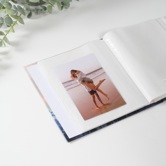 Фотоальбом на 40 фото 13х18 см "Цветы-шарики" в коробке 20,5х18х4,8 см