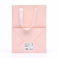 Пакет подарочный, с окном, 25 х 18 х 13 см, розовый, 1шт. Пакет подарочный, с окном, 25 х 18 х 13 см, розовый, 1шт.