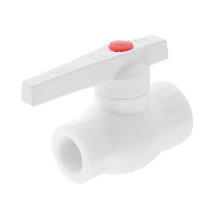 Кран шаровой VALFEX, d=20 х 1/2 Кран шаровой VALFEX, d=20 х 1/2", внутренняя резьба, комбинированный, полипропиленовый