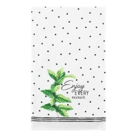 Полотенце кухонное Доляна Enjoy every moment, 35х60 см, 100% хлопок, 160г/м2 Полотенце кухонное Доляна Enjoy every moment, 35х60 см, 100% хлопок, 160г/м2