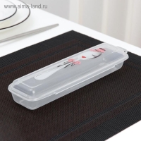 Футляр для столовых приборов Доляна, 24&times;7,5&times;3,8 см, рисунок МИКС