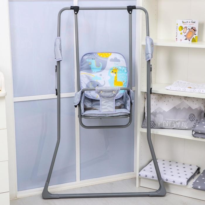 Качели детские напольные &laquo;Веселые зверята&raquo;