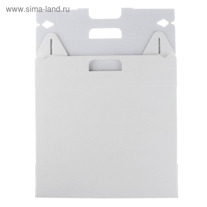 Коробка универсальная с ручкой, белая, 34,5 х 8 х 27 см