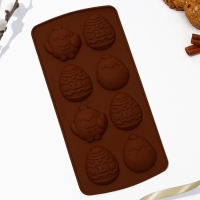 Силиконовая форма для выпечки &laquo;Светлой Пасхи!&laquo;, 10.6 х 20.7 см.