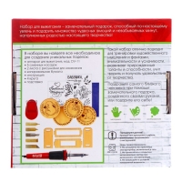 Набор для творчества. Выжигание по дереву &laquo;Подставки под горячее&raquo;