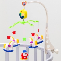 Мобиль музыкальный на кроватку &laquo;Милый малыш. Лошадки&raquo;, заводной, Крошка Я