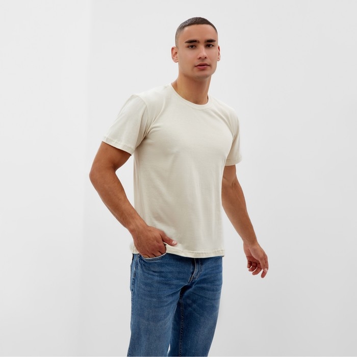 Футболка  Collorista цвет бежевый , р-р 50-52