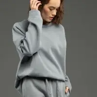 Свитшот унисекс S2, серый, размер M/L