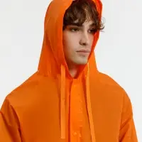 Дождевик RainDrop, оранжевый, размер XS/S