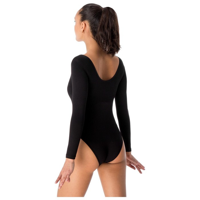 Купальник для гимнастики и танцев Grace Dance, р. 40, цвет чёрный Купальник для гимнастики и танцев Grace Dance, р. 40, цвет чёрный