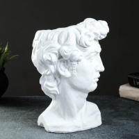 Кашпо - органайзер "Голова Давида" белая, 19х27х17см Кашпо - органайзер "Голова Давида" белая, 19х27х17см