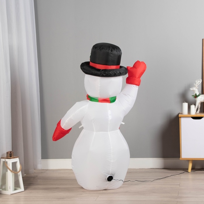 Надувная фигура Надувная фигура "Снеговик" светится, 120 см