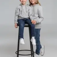 Худи детское Kirenga Kids 2.0, серый меланж, 6 лет