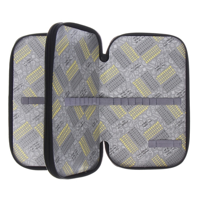 Пенал 2 секции, 125 х 205 х 40 мм, Calligrata 30П26/2 "Аниме game", ламинированный картон