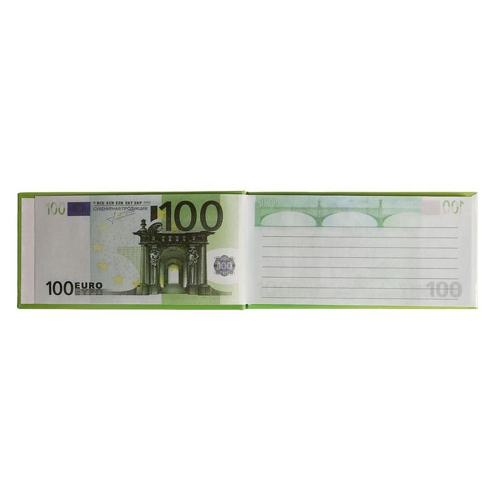 Отрывной блокнот  100&euro;