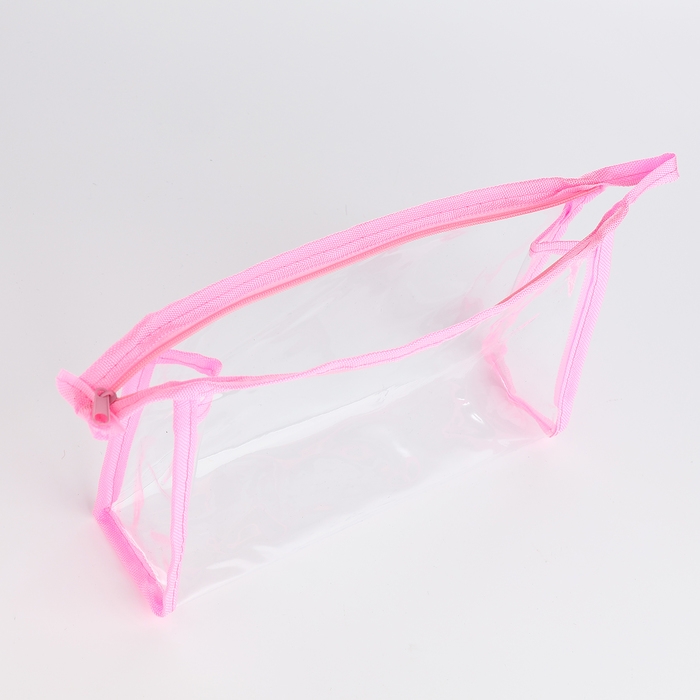 Набор косметичек 2 в 1 на молнии, цвет розовый Набор косметичек 2 в 1 на молнии, цвет розовый