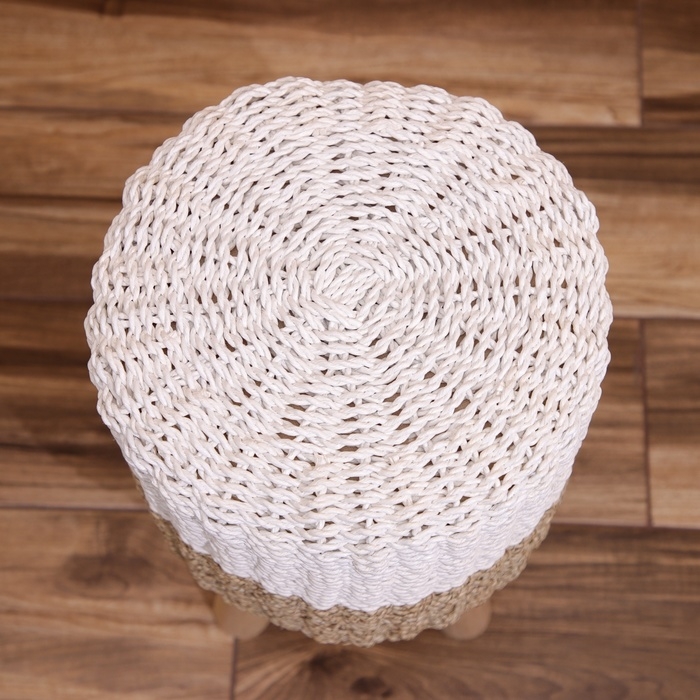 Табурет плетёный 33х33х50 см