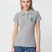 Рубашка поло женская Virma Premium Lady, серый меланж, размер S Рубашка поло женская Virma Premium Lady, серый меланж, размер S