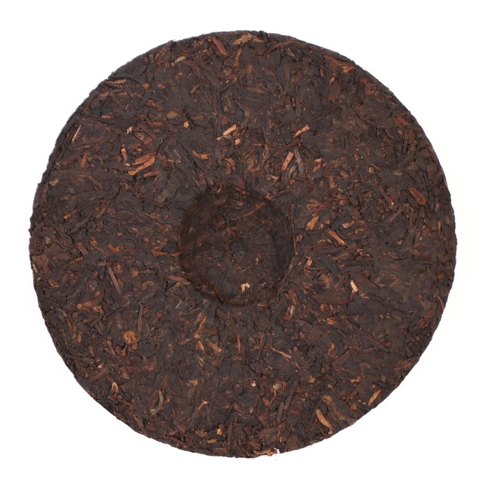 Чай китайский "Шу Пуэр Золотой", уезд Мэнхай, 2018 г, блин, 357 г