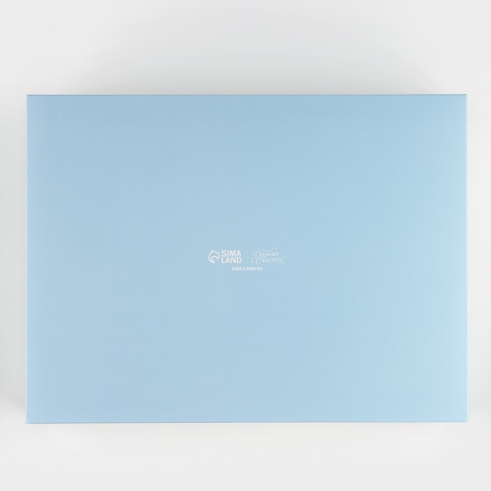 Коробка подарочная новогодняя складная &laquo;Счастья в Новом году&raquo;, 32 х 24 х 9 см