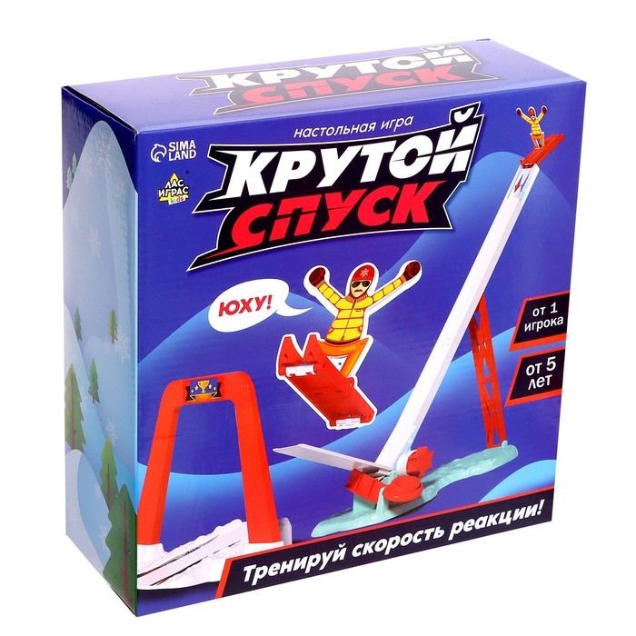 Настольная игра &laquo;Крутой спуск&raquo;, от 1 игрока, 5+