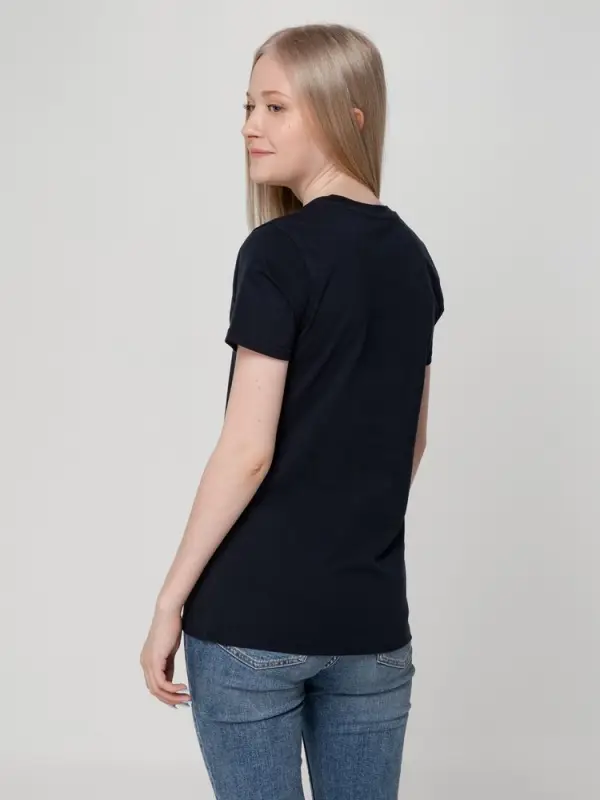 Футболка женская T-bolka Lady темно-синяя, размер S Футболка женская T-bolka Lady темно-синяя, размер S