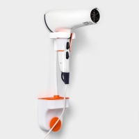 Держатель для фена Доляна, подставка под ванные принадлежности, 33,5×9×7,5 см, цвет белый Держатель для фена Доляна, подставка под ванные принадлежности, 33,5×9×7,5 см, цвет белый