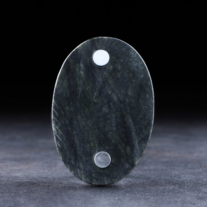 Магнит "Сова на ветке", змеевик