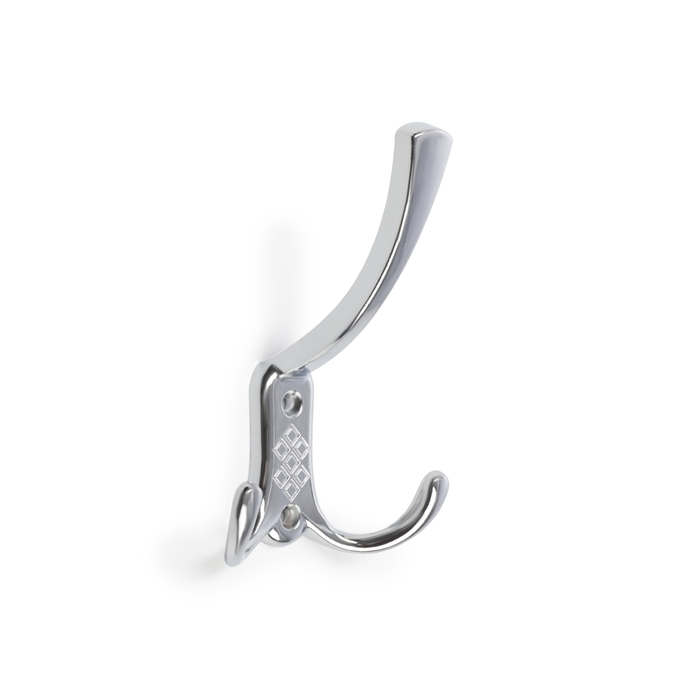 Крючок мебельный ТУНДРА TKT003 LIGHT, трехрожковый, хром Крючок мебельный ТУНДРА TKT003 LIGHT, трехрожковый, хром