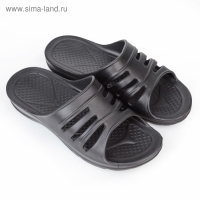 Сланцы мужские «Тайм» цвет чёрный, размер 45-46 Сланцы мужские «Тайм» цвет чёрный, размер 45-46