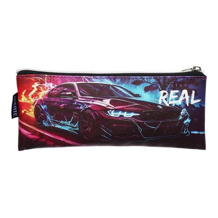 Пенал мягкий, 1 отделение, 90 х 215 х 10 мм, плоский, deVENTE, Stay Real, искусственная кожа 7024418