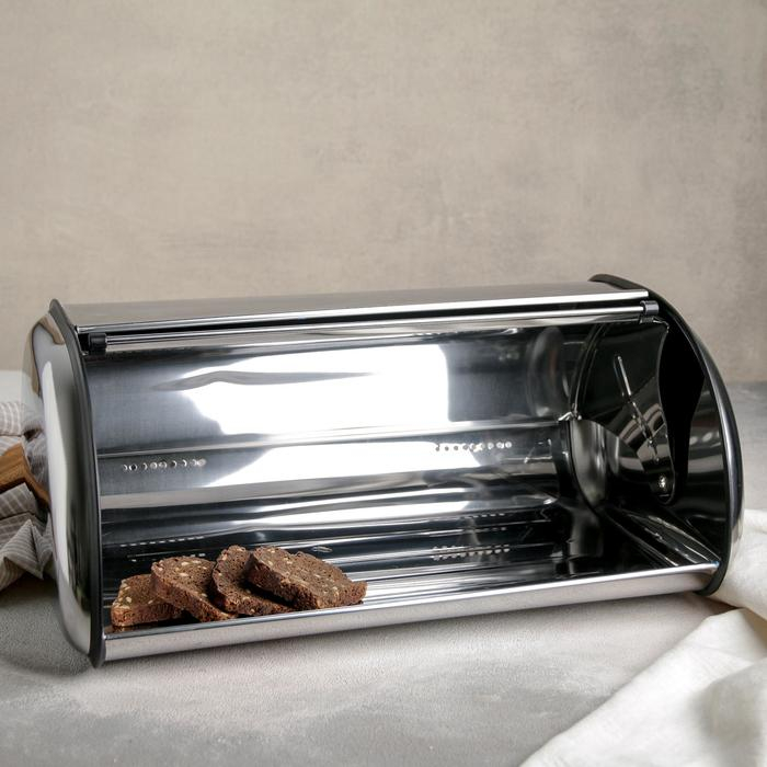 Хлебница из нержавеющей стали &laquo;Универсал&raquo;, 43&times;26&times;18 см