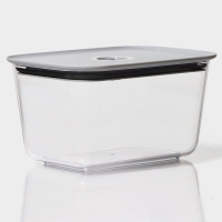 Ланч - бокс с вакуумным клапаном Доляна, 1,45 л, 19,5&times;14&times;10,5 см, прозрачный