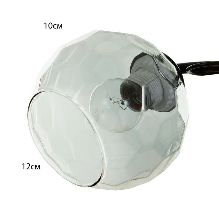 Люстра Люстра "Саманта" 3хЕ27 40Вт черный 40х40х23 см BayerLux