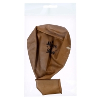 Воздушный шар латексный на гендер-пати 18" &laquo;Мальчик или девочка&raquo;, золото хром, 1 шт.