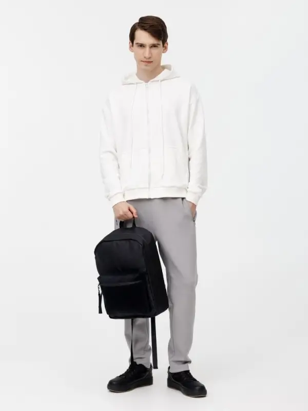 Рюкзак Patch Catcher с карманом из липучки, черный