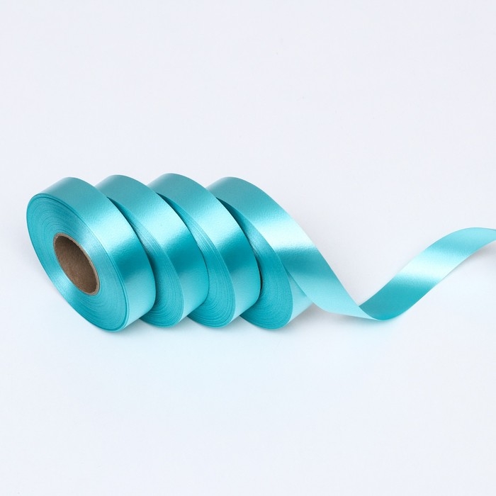 Лента для декора и подарков, ментол 2 см х 45 м Лента для декора и подарков, ментол 2 см х 45 м